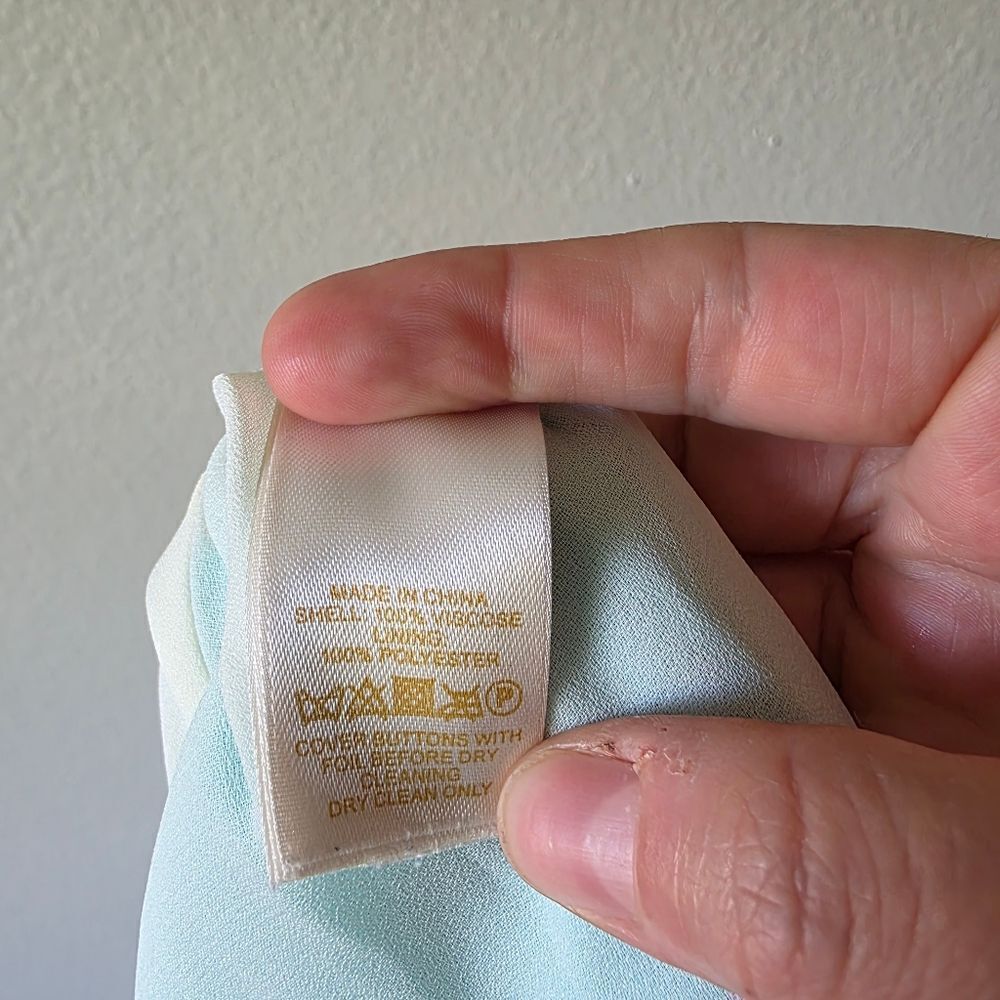 Kate Spade Blue Flowy Tunic TopโSize 0 - Picture 4 of 6